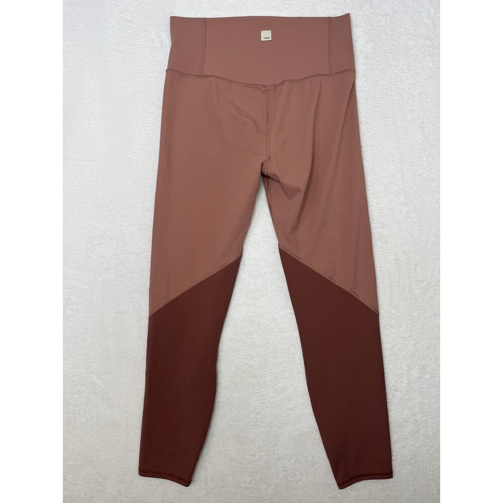 Vuori Studio Series Colorblock Leggings Light Terracotta sz M Workout Athleisure - Picture 3 of 7